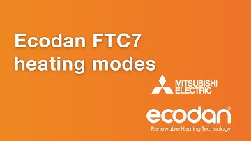 Ecodan FTC7 heating modes