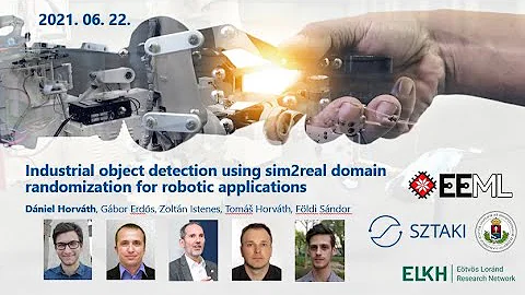 Industrial Object Detection Using Sim2Real Domain Randomization for Robotic Applications at EEML21