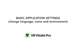 Video instruction  - Basic application settings screenshot 2