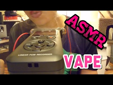 【ASMR】マイクに煙を吹きかける☁＆囁き声Whisper,Vaping into your Ears?