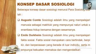 Mudah Paham! Konsep Dasar Sosiologi (Part 1)
