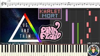 Video thumbnail of "Pink Floyd - Us and Them on Synthesia [MIDI + Sheet Music]"