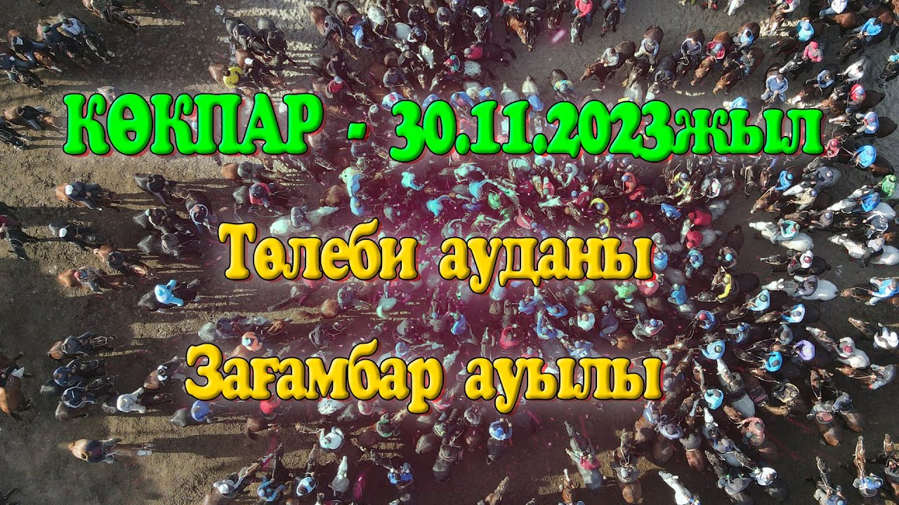 Төлеби ауданы Зағамбар ауылы Жахан көкеміздің елден бата алу той көкпары 30.11.2023жыл КӨКПАР