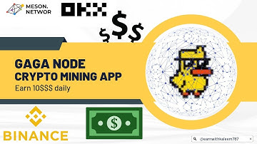 gaga node ⛏️ app || 100$ to 500$ profit||gaga node mining withdraw || How to create account