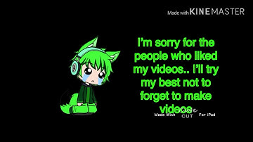 I’m sorry for not posting videos lately (sorry for the lazy edits)