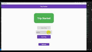 Trip Tracker app demonstration Video screenshot 5