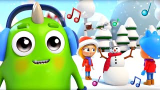 Snow Is All Around song for kids &amp; more nursery rhymes about winter. Funny songs for kids &amp; cartoons