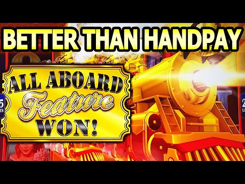 All Aboooard! Better Than Handpay Huge Win on All Aboard Go West slot at Resorts World in Las Vegas!