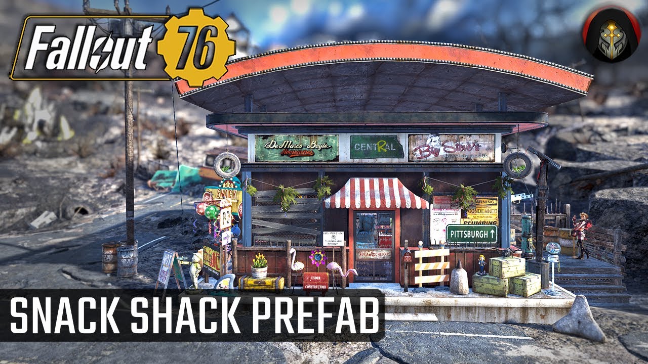 What does the Mr Fuzzy Balloon Station do? Snack Shack Build  | Fallout 76