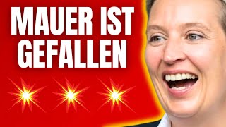 AFD BRANDMAUER GEFALLEN! 🚨 AFD &amp; CDU REGIERUNG KOMMT?!