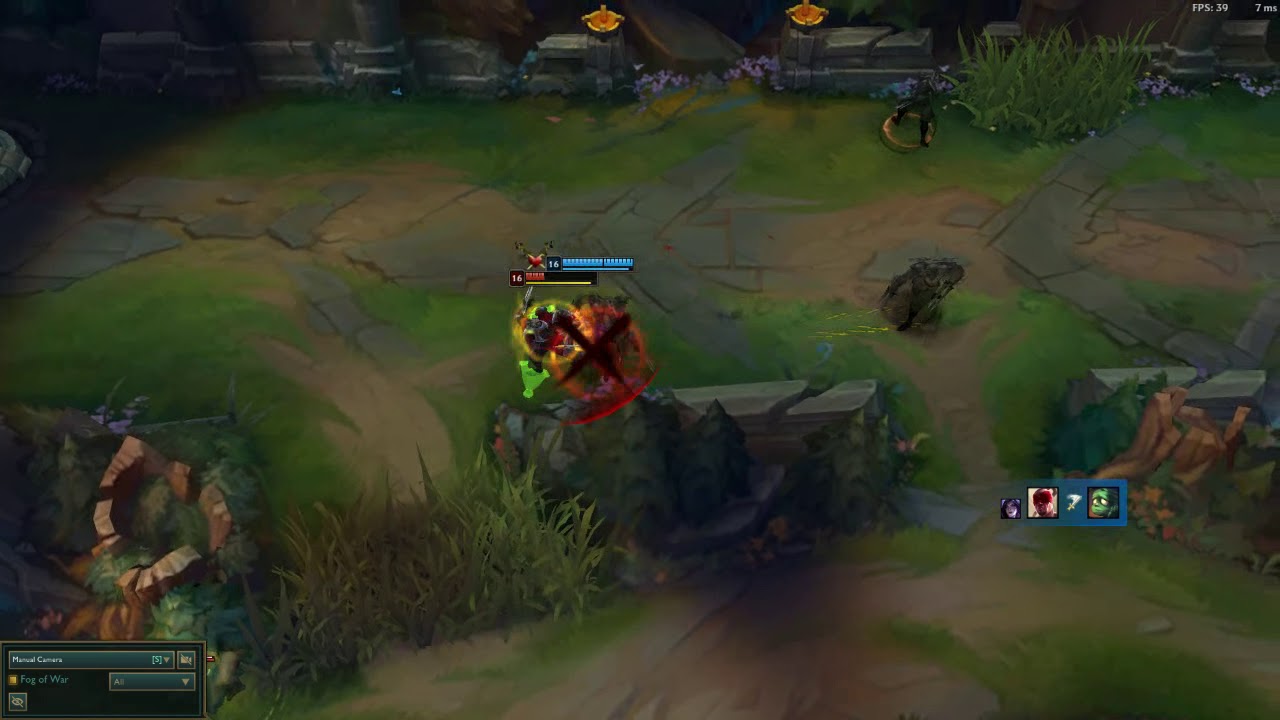 Zed low HP outplay