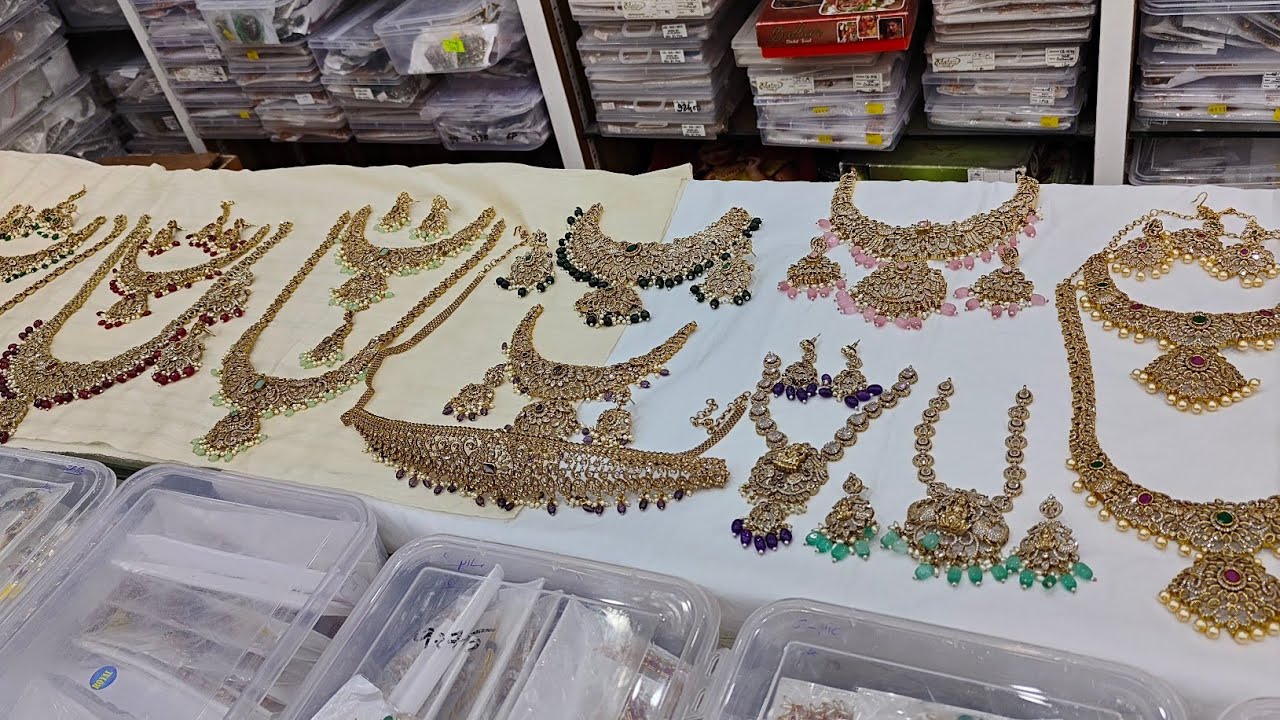 50Rs/- Chickpet Bangalore Wholesale Jewellery/Bridal&Temple Jewellery/single Courier AVL/Shopping