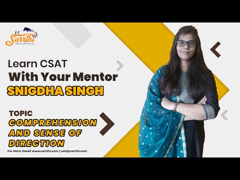 Complete Course on CSAT || UPSC PRELIMS 2021 || Comprehension & Sense of Direction