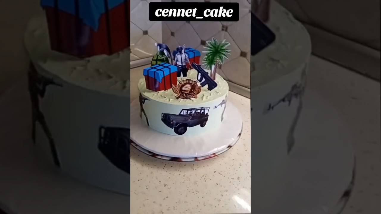 PUBG tortu #meyveli #tort #cake