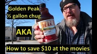 Den Peak 12 Gallon Ice Tea Chug Aka How To Save 10 At The Movies