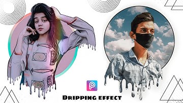 #renovate - How to create Dripping effect | circle popout image in #picsart | Android and IOS
