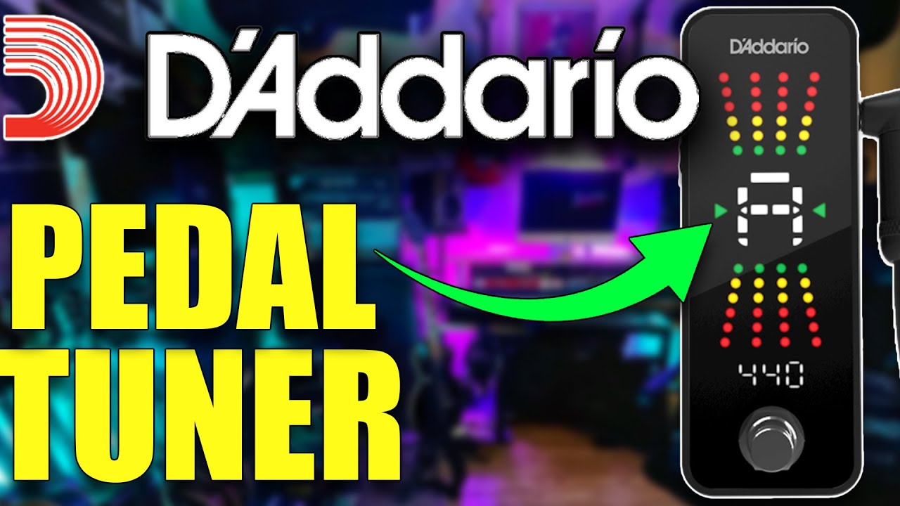 THE TUNER PEDAL YOU NEED  D'ADDARIO Chromatic Pedal Tuner + 
