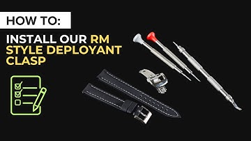 How To: Install our RM Style Deployant Clasp