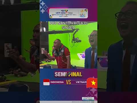 Keseruan Nonton Bola semifinal Indonesia Vs Vietnam di studio RCTI ternyata ini dia komentatornya😁😎