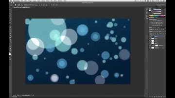 How to create an Abstract Bokeh Bubble Wallpaper in Photoshop Tutorial