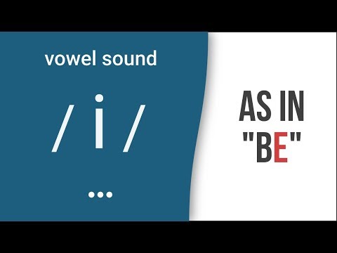 Vowel Sound / i / as in "be" - American English Pronunciation [UPDATED]