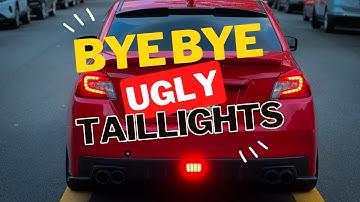 Wrx Gets Subispeed Taillights ( Rear End Looking Fiya )