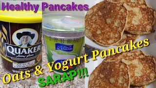Healthy Pancakes using Oats and Yogurt