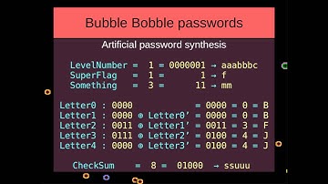 Bubble Bobble ※ Cracking Videogame Passwords S01E04 ※ Old Version