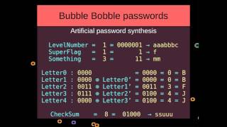 Bubble Bobble ※ Cracking Videogame Passwords S01E04 ※ Old Version