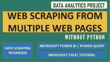 Web Scraping from Multiple Web Pages using Power Query | Automate your Data | @MicrosoftPowerBI