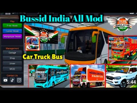 Bus Simulator India - Me All Indian Truck Mod | Car Truck Bus Mod ...