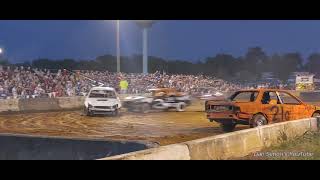 2021 Clark County Fair Figure 8 Heat number 2 demolition derby