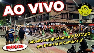 Ao Vivo: Balneário Camboriú LOTADA neste SÁBADO. Bares, música e o melhor da noite - 10/01/26