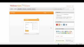 Adding a Wolfram|Alpha widget to Kaleidos