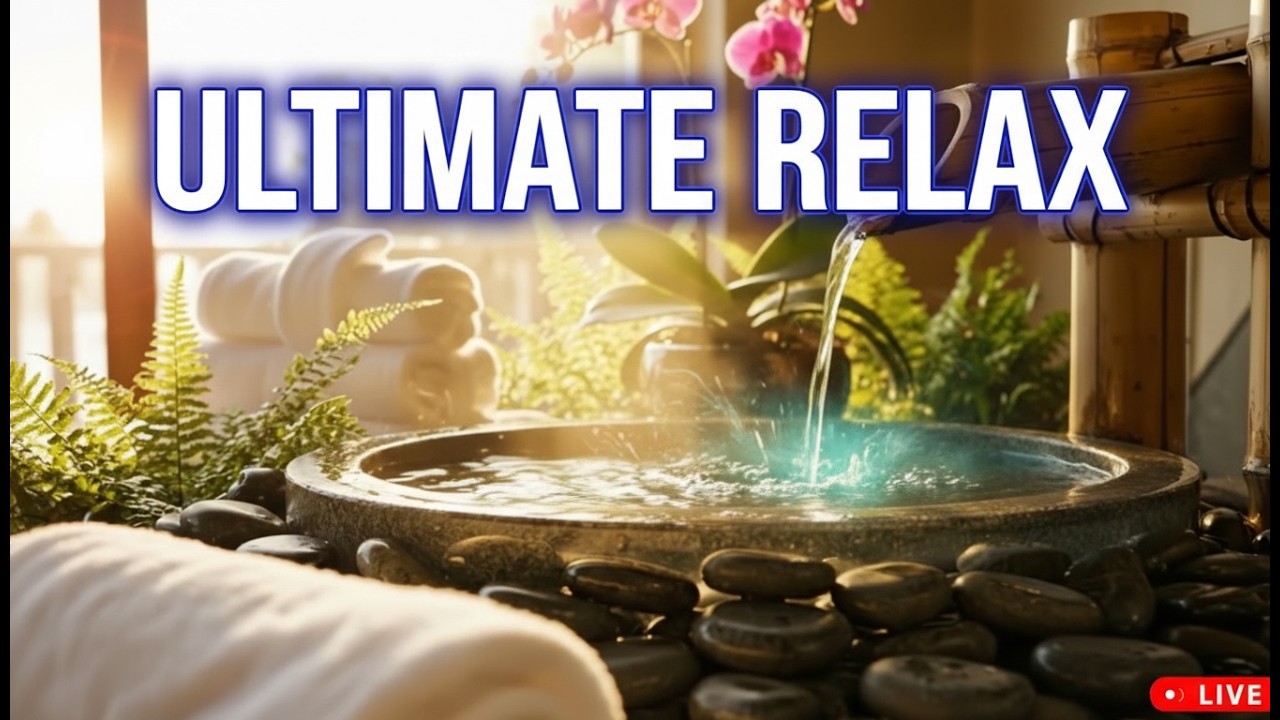 🔴 LIVE 12 Hours - Relaxing Water Sounds for Sleep, Focus & Anxiety Relief