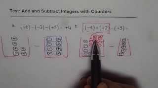 Q6 How to Add  Subtract Three Integers or Directed Numbers