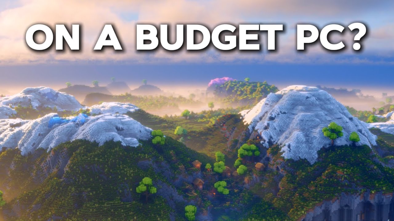 Can a Budget PC Handle Ultra Realistic Minecraft? - YouTube