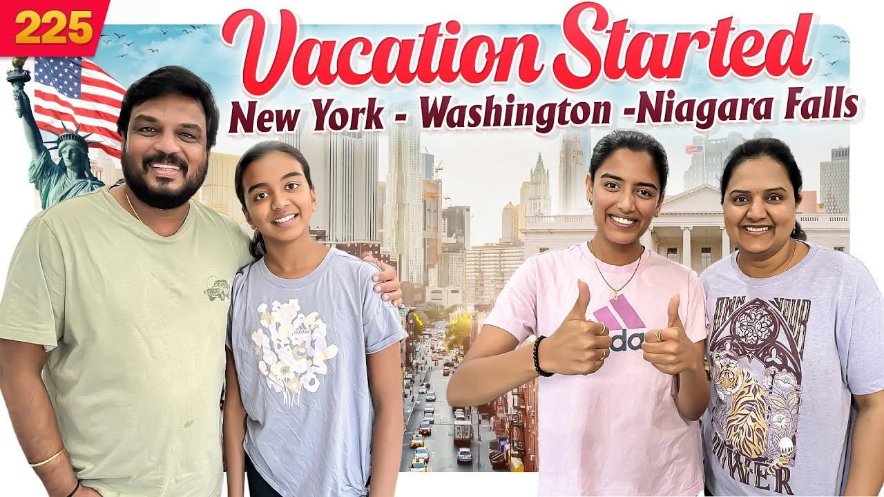 Vacation Started 🤩 New York - Niagara Falls - Washington D.C.| VAAS family