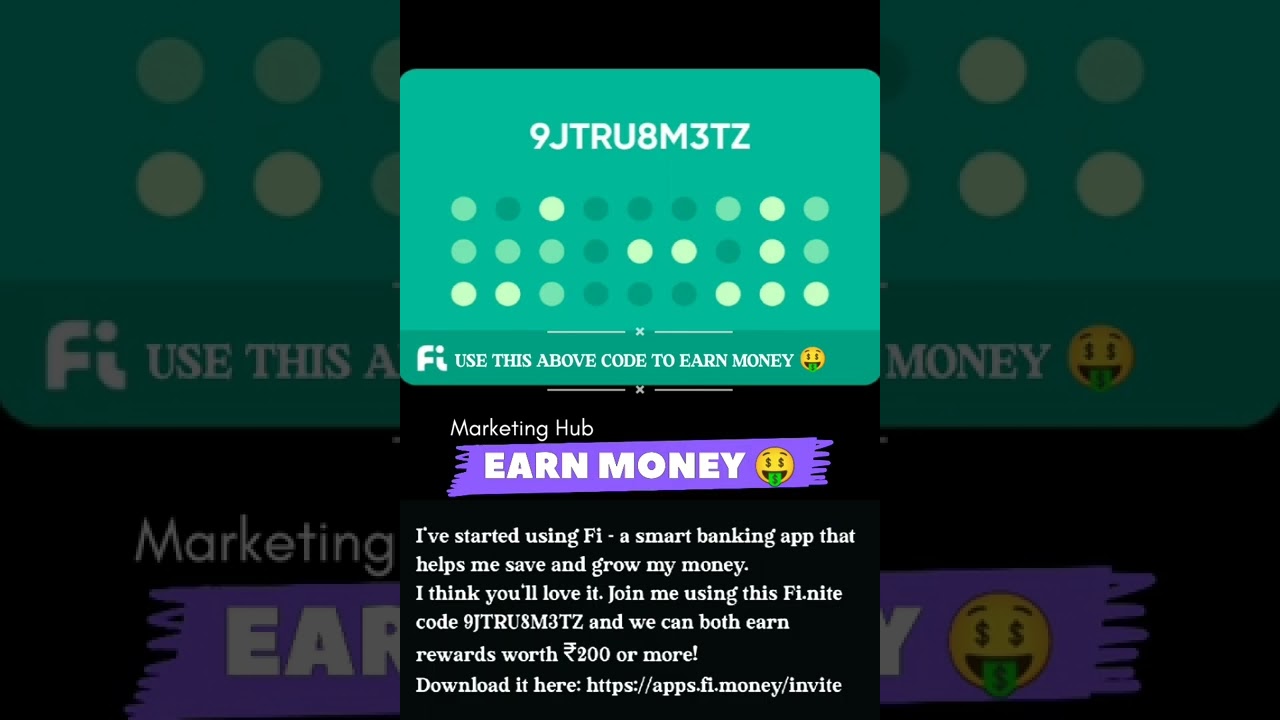 FI MONEY|| REFER AND EARN || LATEST WORKING CODE HURRY