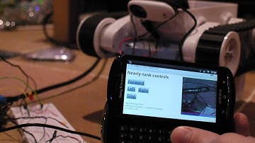 Raspberry Pi Tank with Webcam and driving a robot