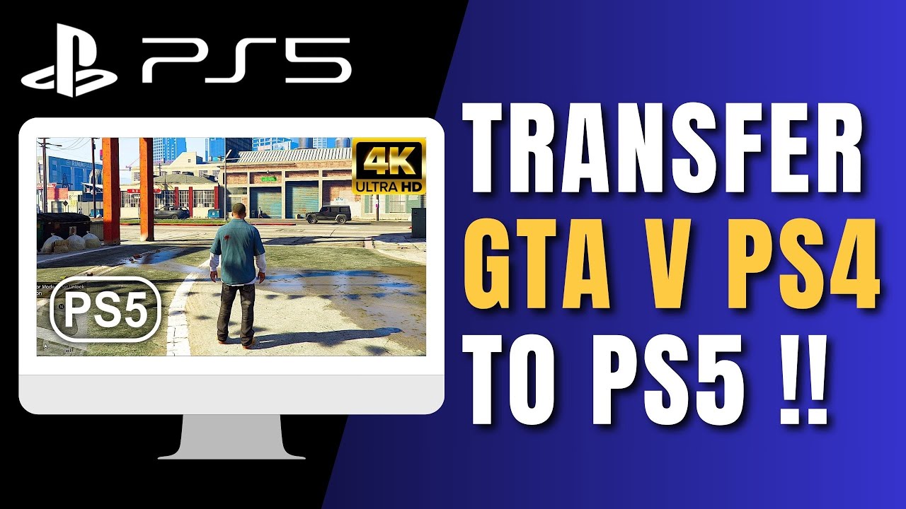 How to Transfer GTA 5 PS4 to PS5 YouTube