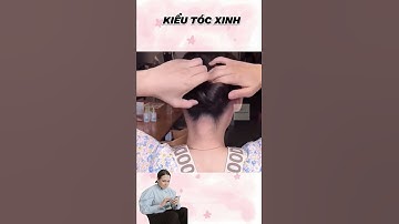 Cách Búi Tóc Tròn Không Cần Dây Chun Buộc Tóc