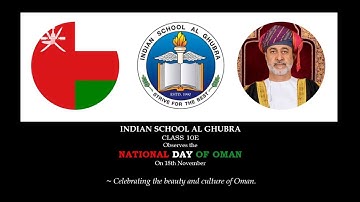 Virtual Assembly by Class 10 E - National Day of Oman