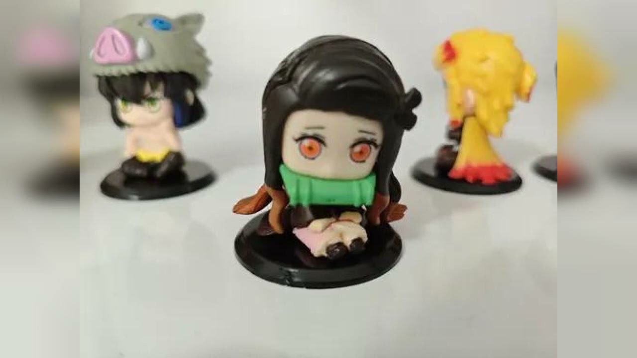 Review: Bonecos Kimetsu No Yaiba Demon Slayer Kit Mini 5 Peças Modelo 1