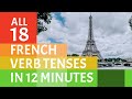 All 18 French Verb Tenses Explained in 12 Minutes! How Many Do You Know?