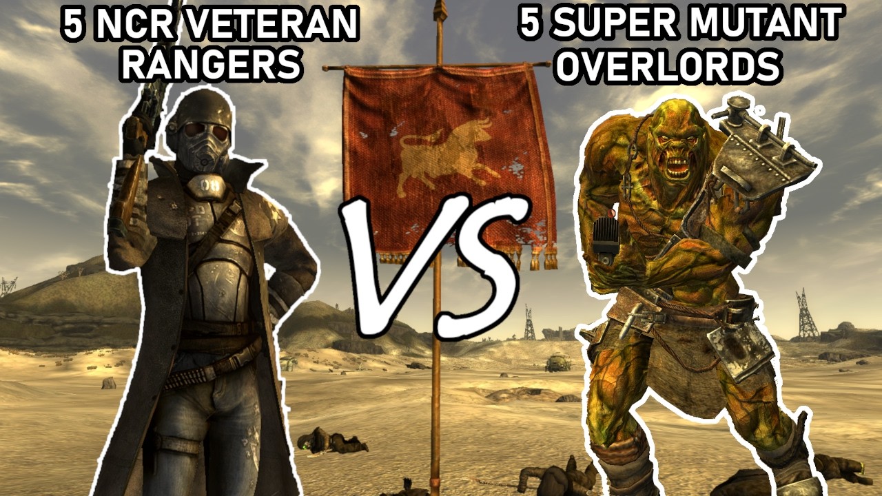 Смогут ли 5 ​​ветеранов-рейнджеров НКР победить 5 супермутантов-повелителей? [WA] | Сражения с NP...