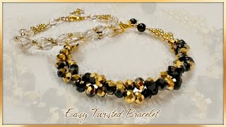 Easy Twisted Bracelet Tutorial @GGCBeginningbeaders