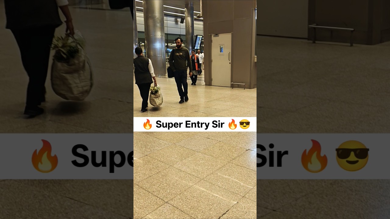 Super Entry Sir at Rgia Airport shamshabad 