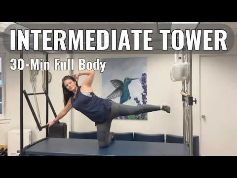 Intermediate Full Body Pilates Tower & Cadillac Workout | 30