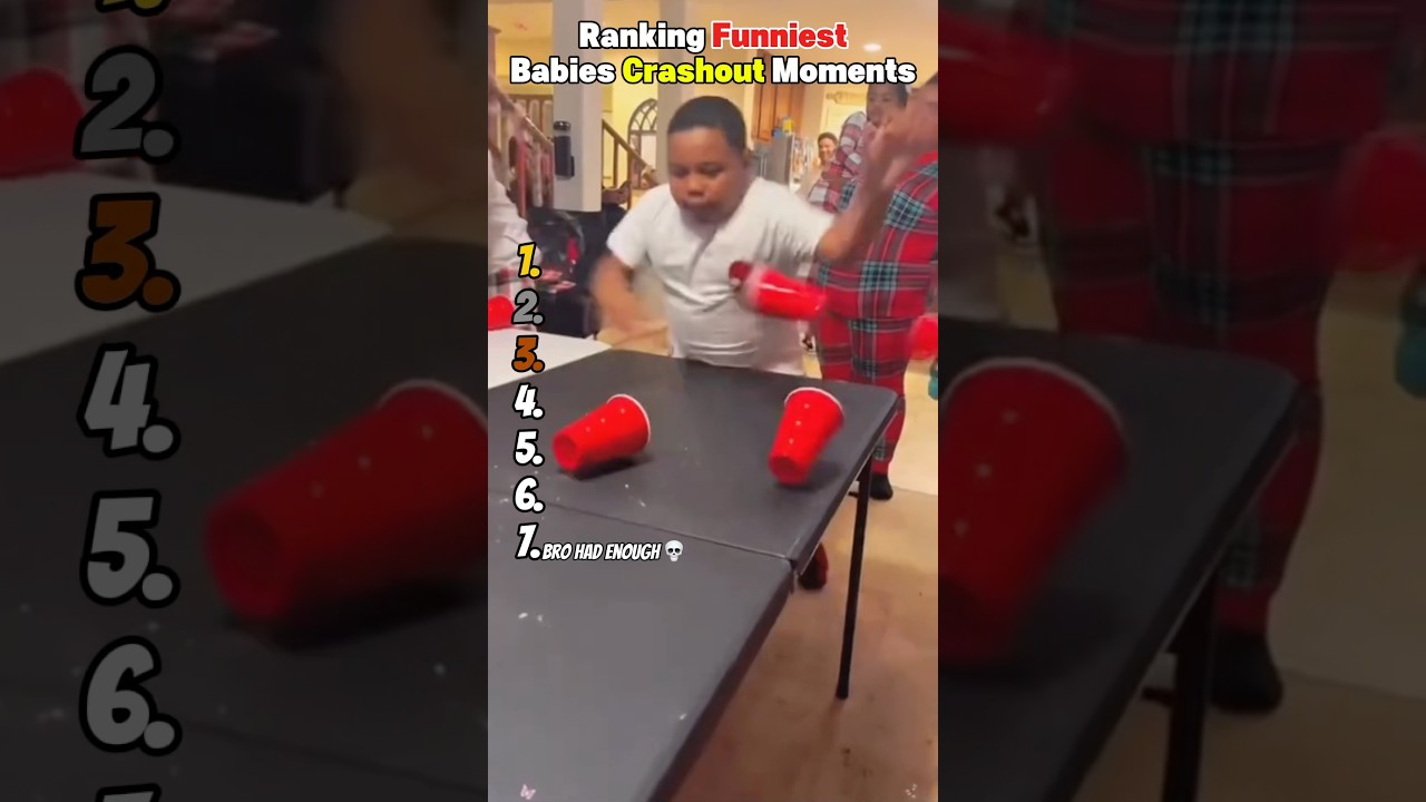 Ranking Funniest Babies Crashout Moments 😂